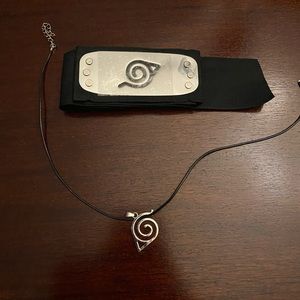 Naruto heandband with necklace